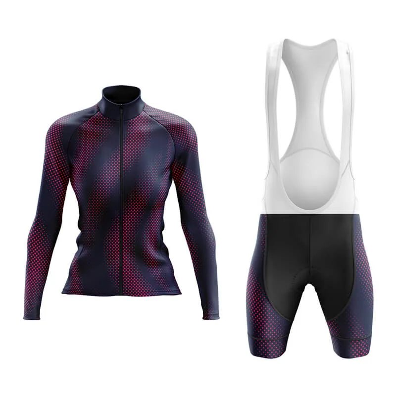 Halftone Aero Cycling Kit (Purple Red)