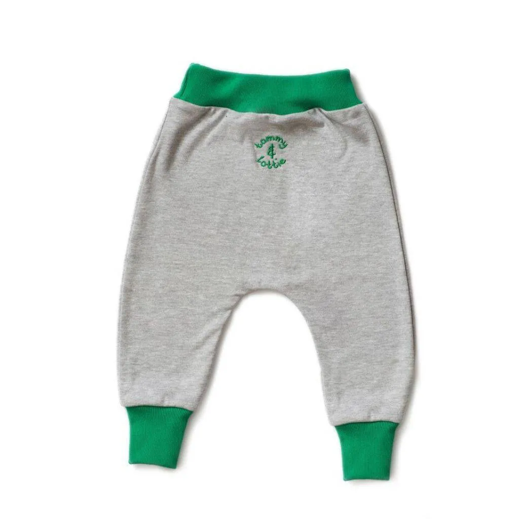 Harem Baby Leggings Green