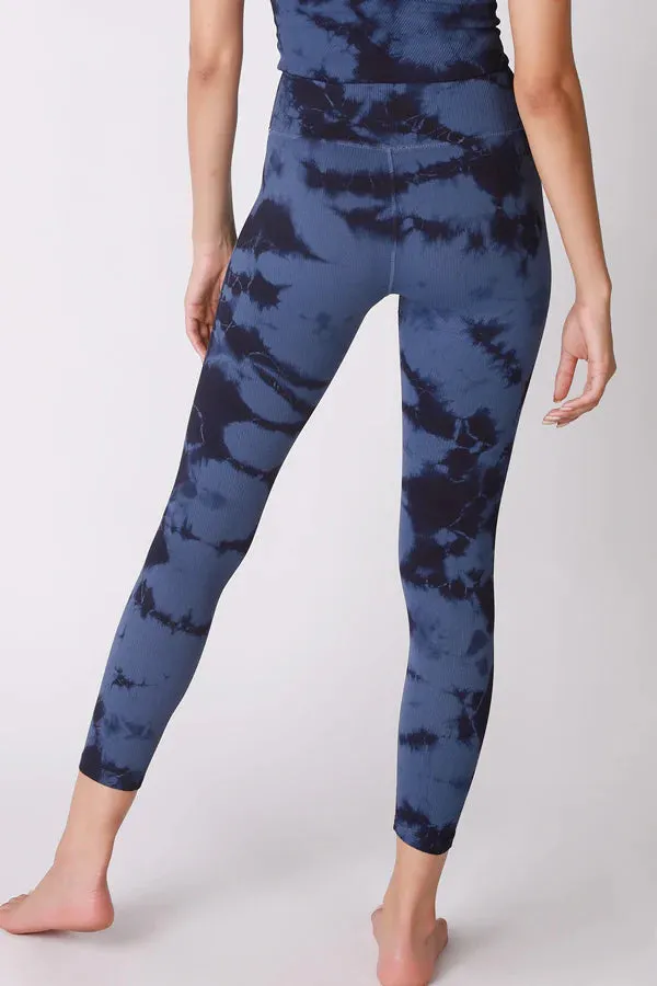 Haze Renee 7/8 Rib Legging, Maritime Blue Haze