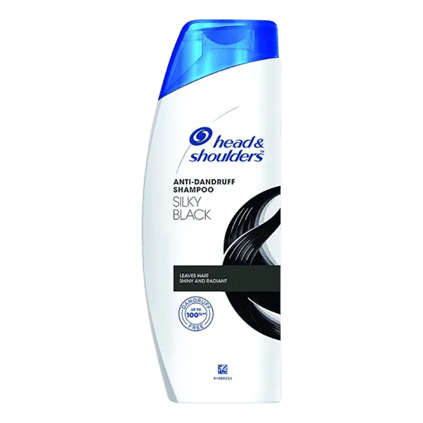 HEAD AND SHOULDERS SILKY BLACK SHAMPOO 360ML