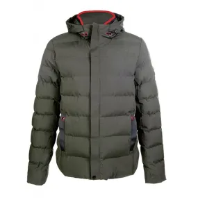 Hkm Mens Hamburg Quilted Jacket - Olive Green