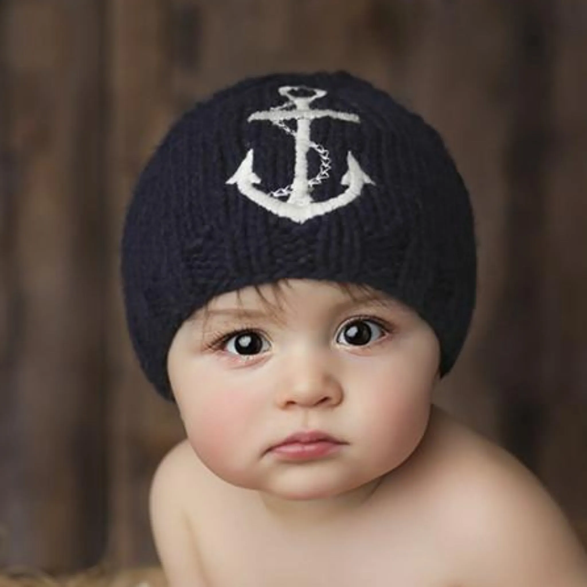 Hudson Anchor Knit Hat