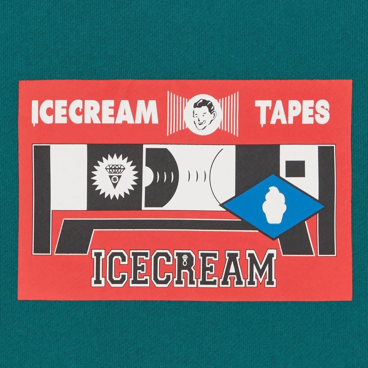 ICECREAM ICTV Teal Hoodie