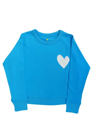 Imperfect Heart Sweatshirt , Blue