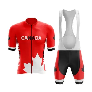 Invert Team Canada Aero Cycling Kit (Red)