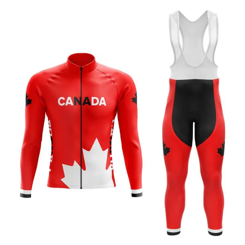 Invert Team Canada Aero Cycling Kit (Red)