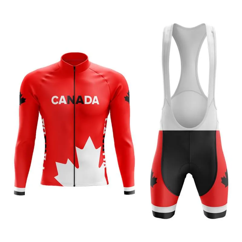 Invert Team Canada Aero Cycling Kit (Red)