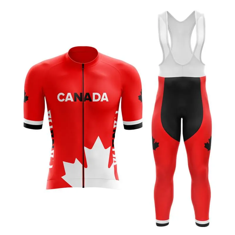 Invert Team Canada Aero Cycling Kit (Red)