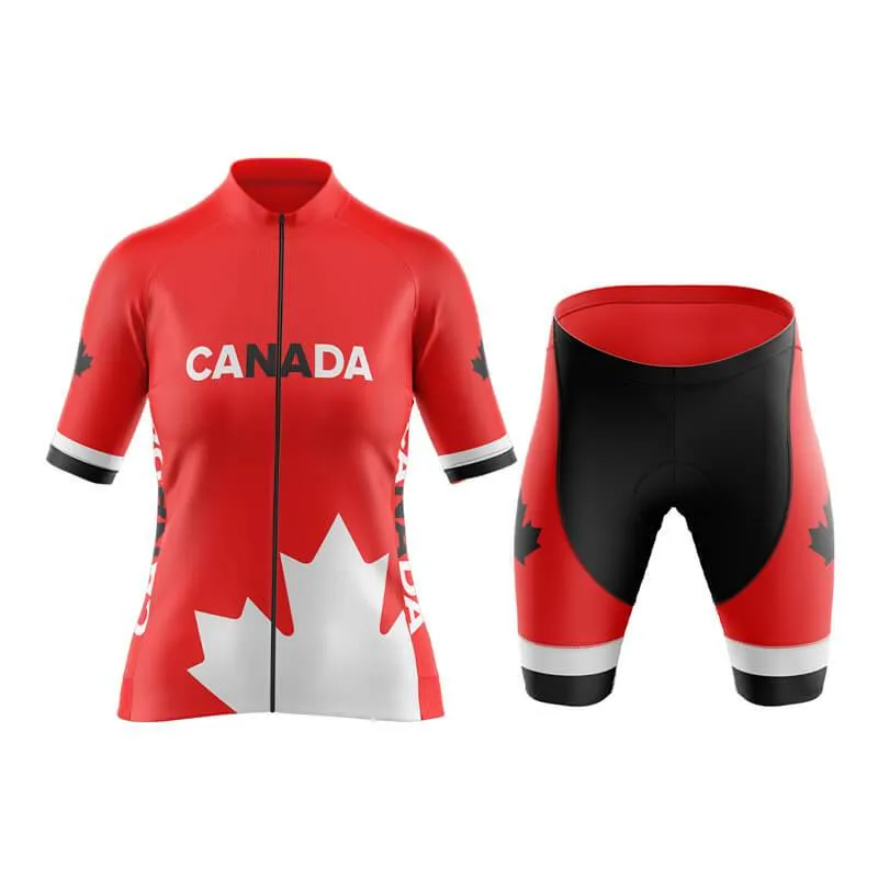 Invert Team Canada Aero Cycling Kit (Red)