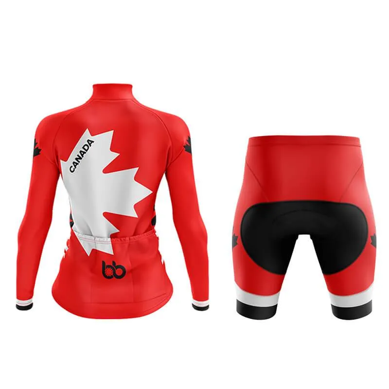 Invert Team Canada Aero Cycling Kit (Red)