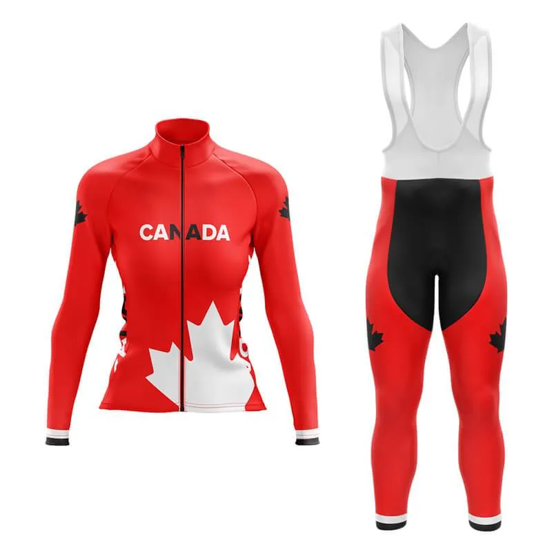 Invert Team Canada Aero Cycling Kit (Red)