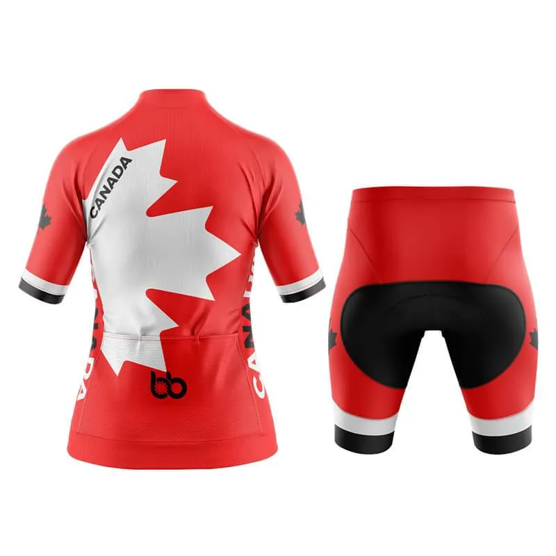 Invert Team Canada Aero Cycling Kit (Red)