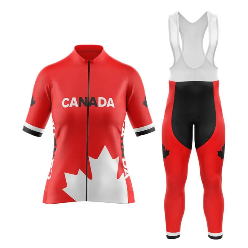 Invert Team Canada Aero Cycling Kit (Red)