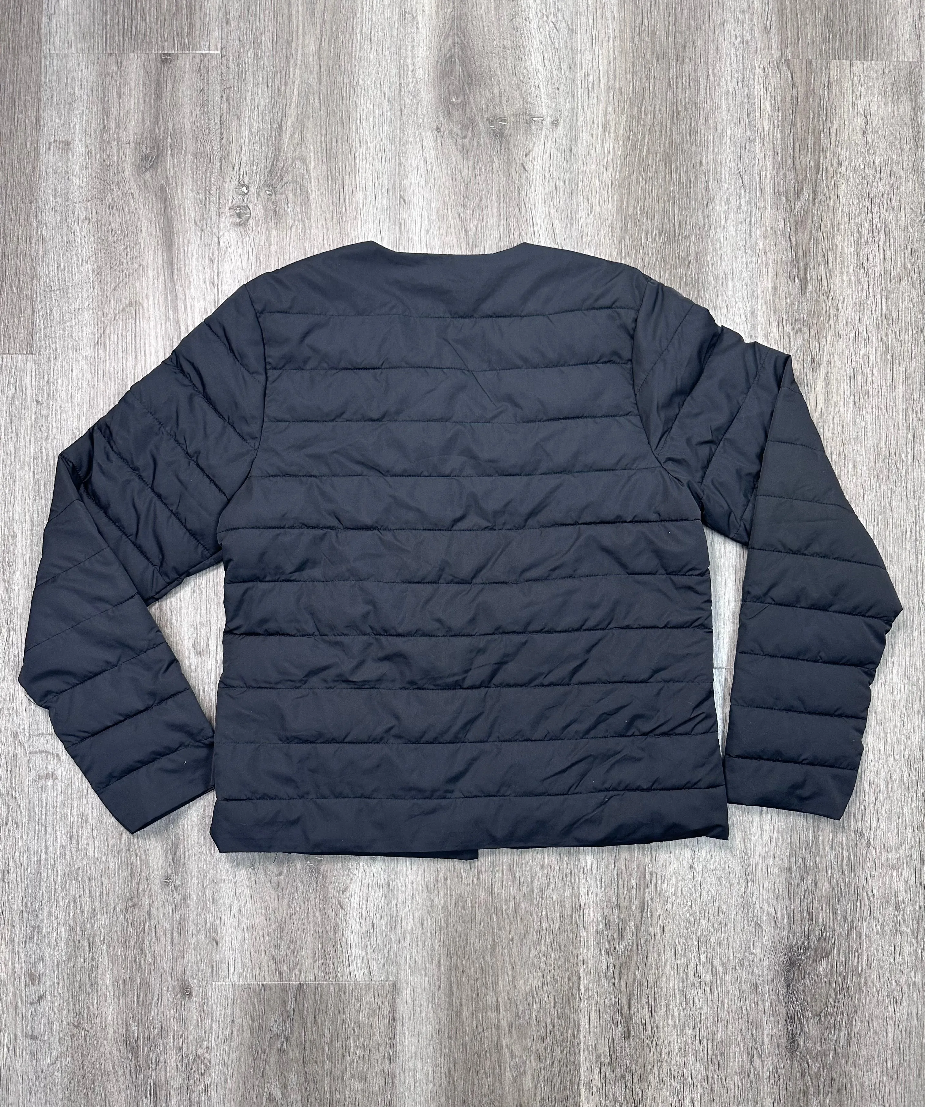 Jacket Puffer & Quilted By Double Zero In Black, Size: M