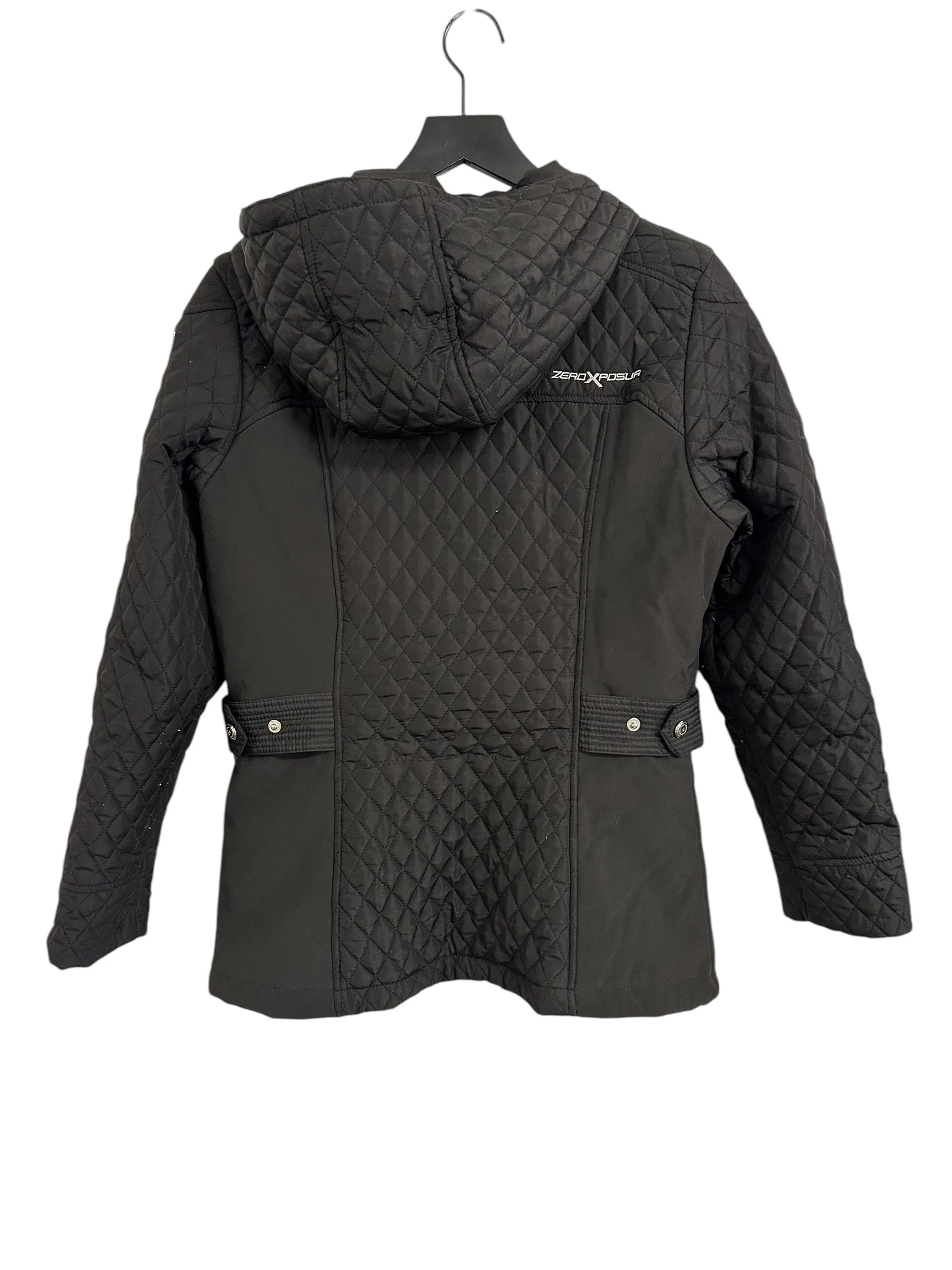 Jacket Puffer & Quilted By Zero Xposure In Black, Size: S