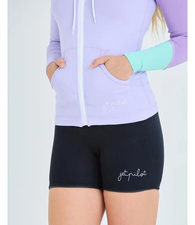 Jetpilot Pacer Womens Hooded Rashie (2025) - Lavender