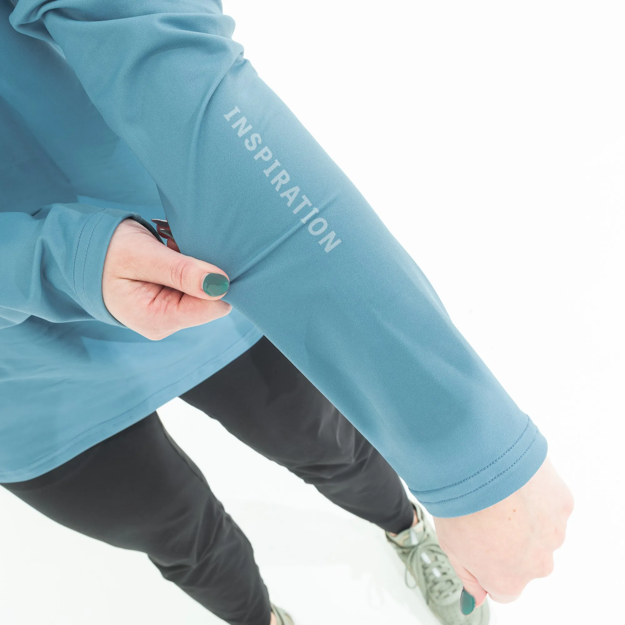 JUNK Teal Performance Hoodie