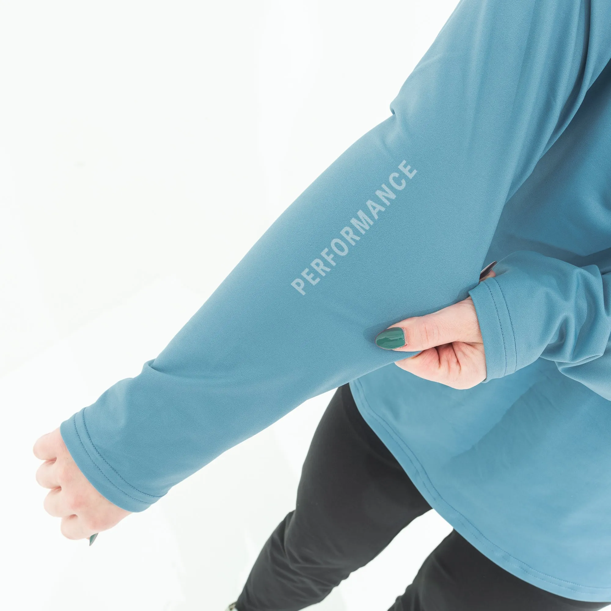 JUNK Teal Performance Hoodie