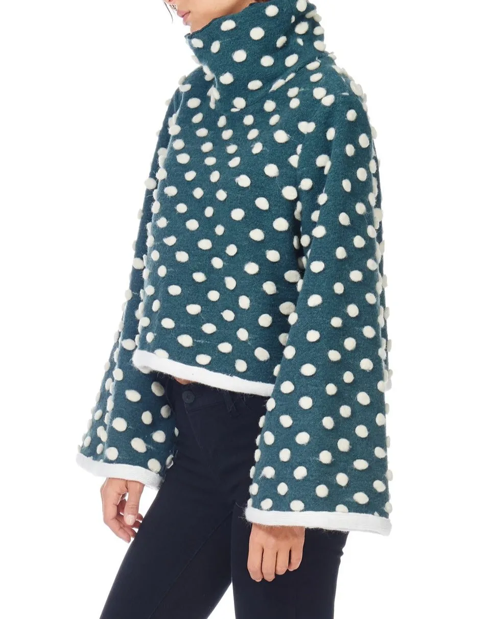 Kimono Polka Dot Sweater- women