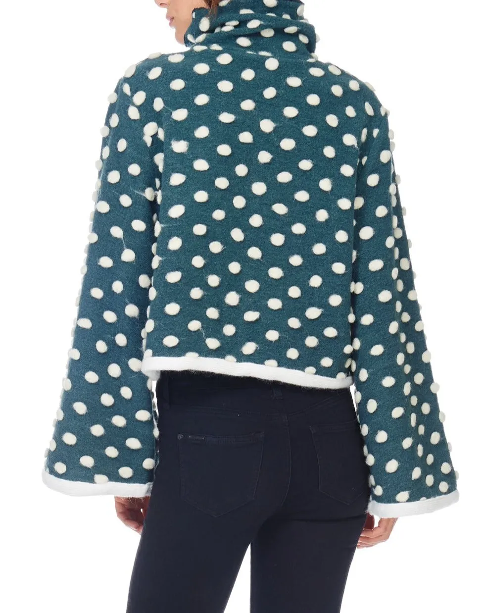 Kimono Polka Dot Sweater- women