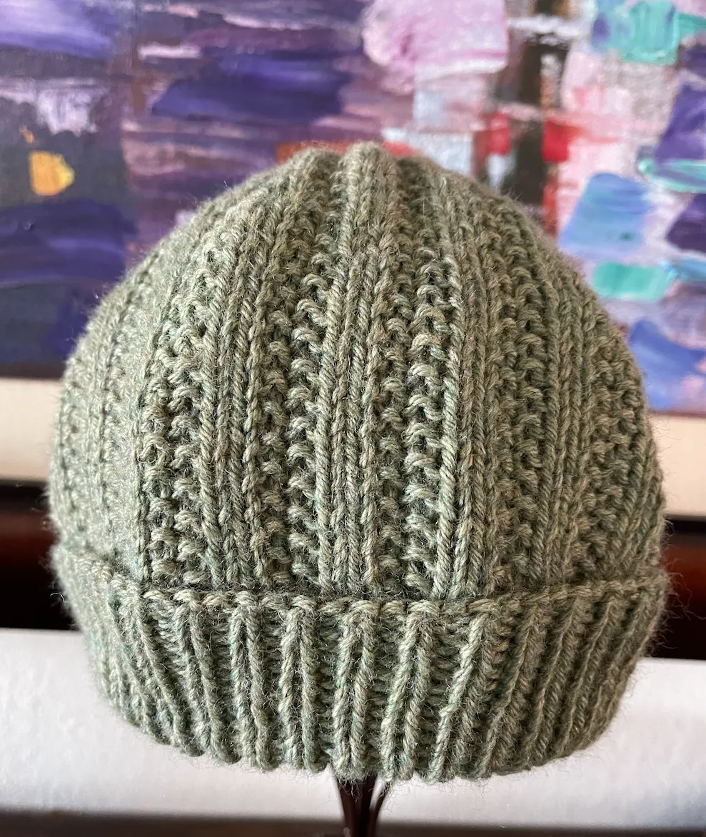 Kona ~ Knit Chemo Cap Pattern by Knots of Love