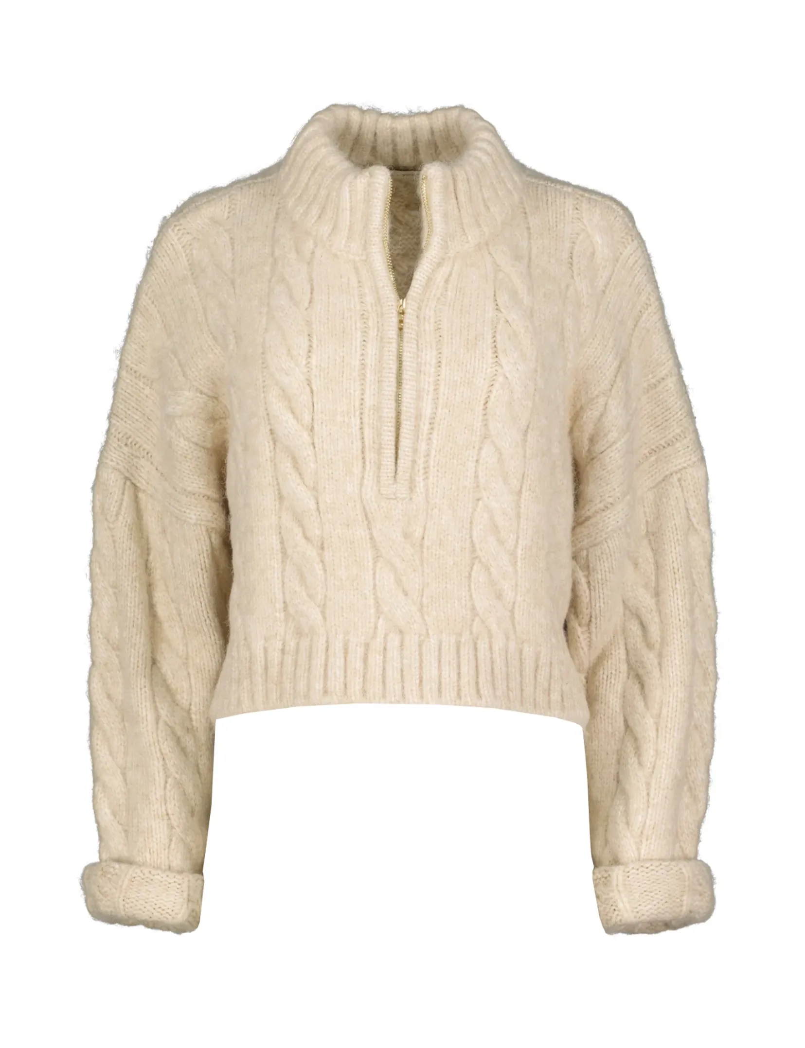 Kyla Cableknit Sweater, Oatmeal