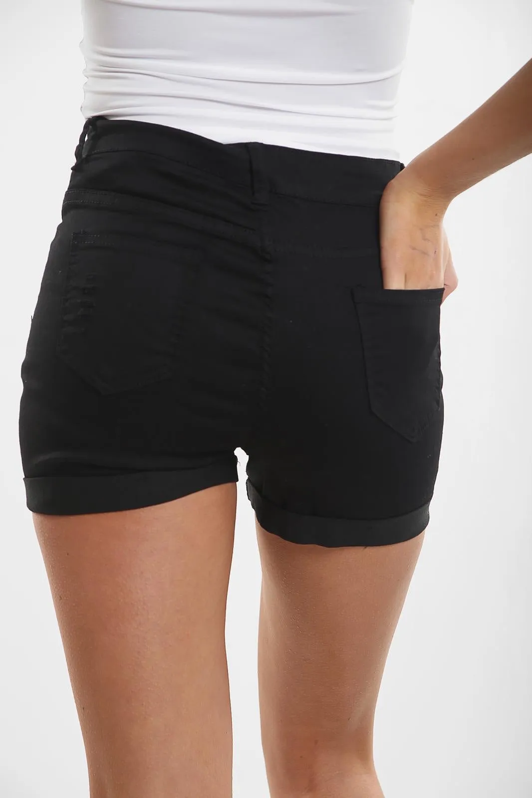 Ladies Black Shorts