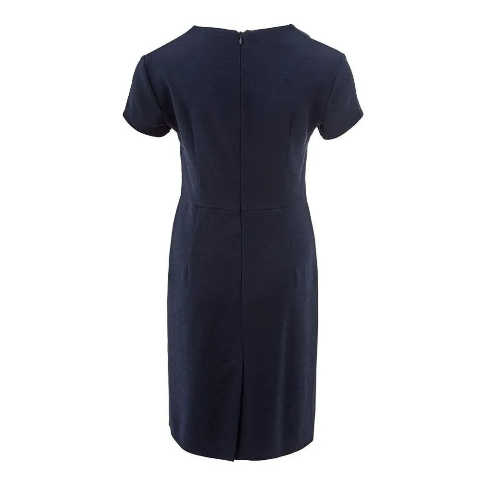 Lardini Elegant Blue Viscose Dress Perfect for Every Occasion