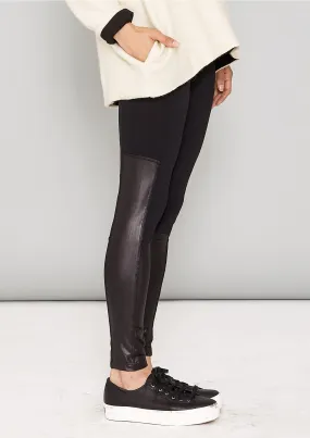 LEGGINGS - black mat/shiny