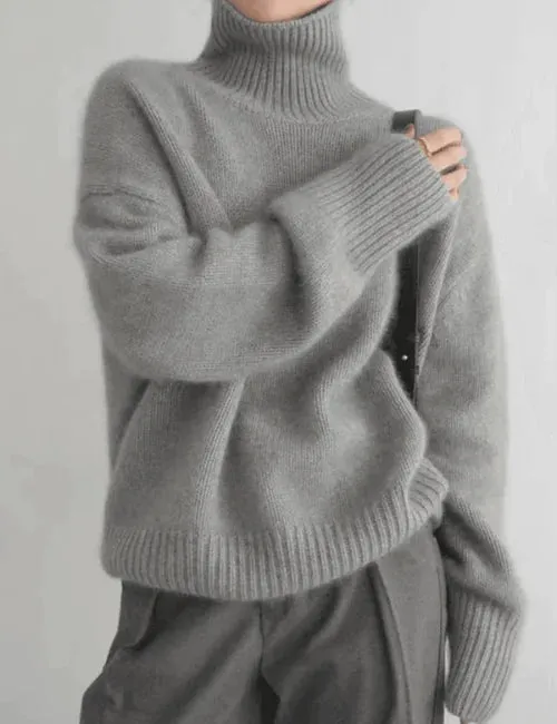 LINA | Cashmere turtleneck sweater