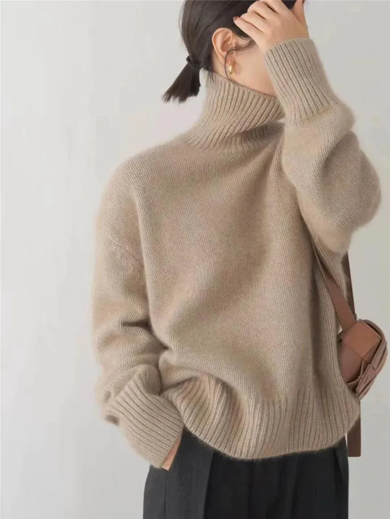 LINA | Cashmere turtleneck sweater