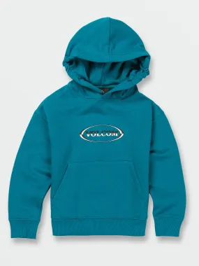 Little Boys Strike Hood Pullover Sweatshirt - Ocean Teal