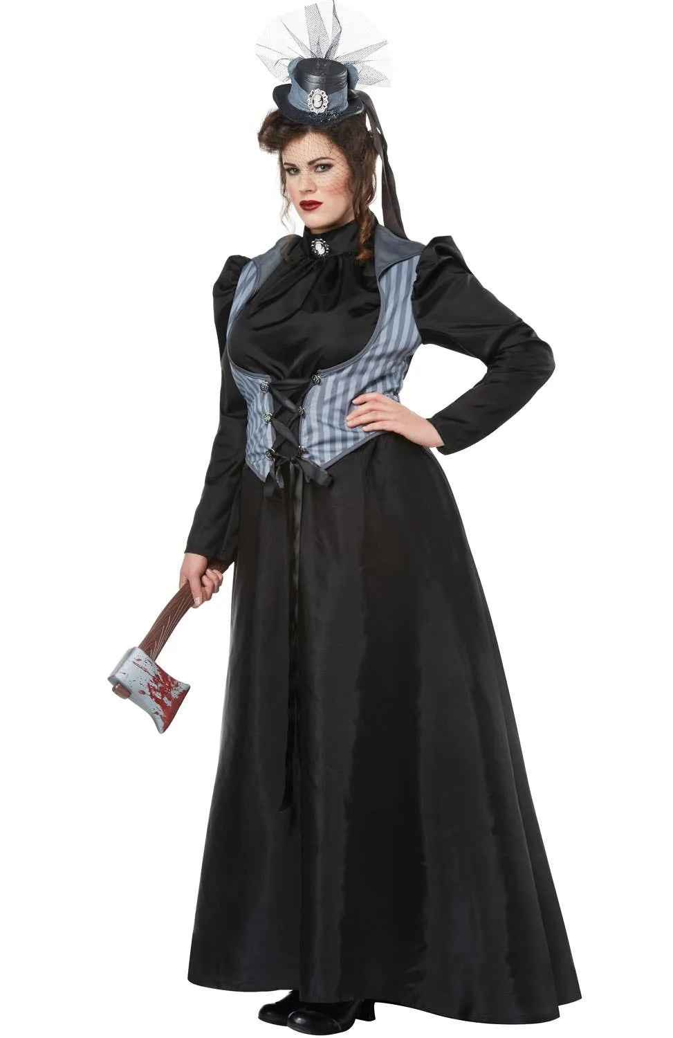 Lizzie Borden Axe Murderess Plus Size Womens Costume