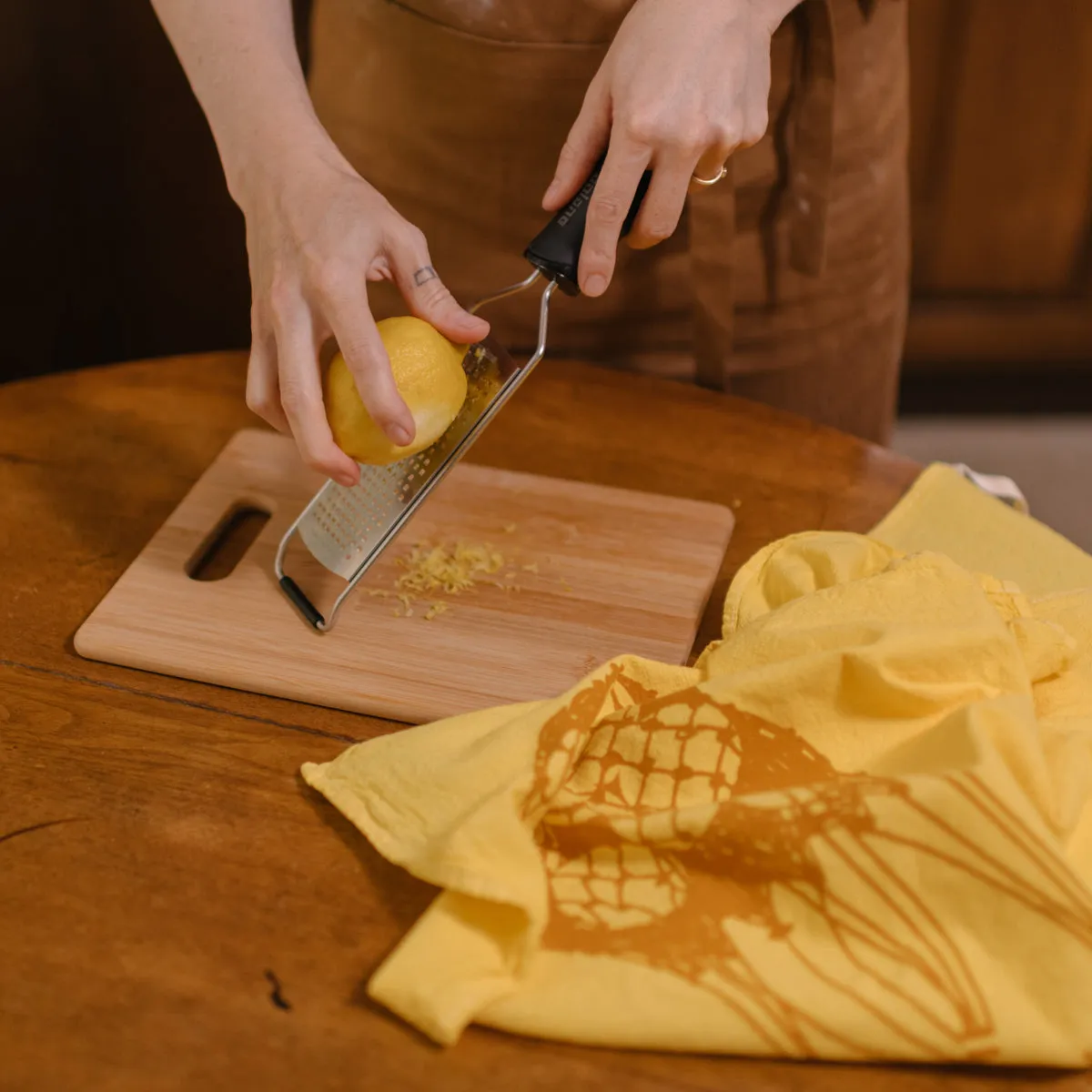 Market Bag of Lemons Generous Kitchen Towel