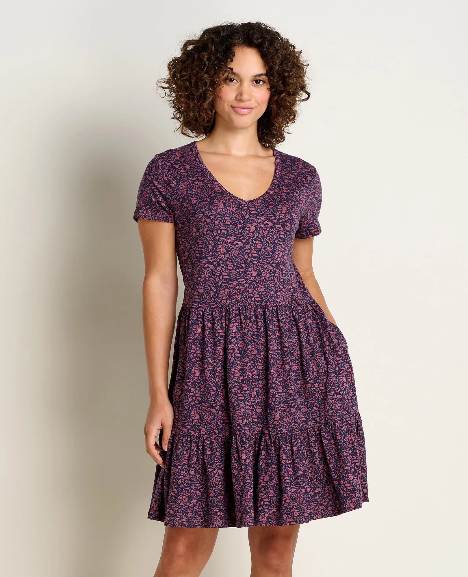 Marley Tiered Short Sleeve Dress