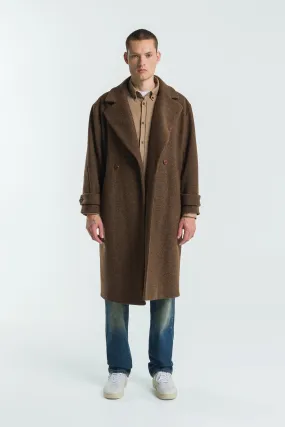 Masako Unisex Coat Desert Palm Brown