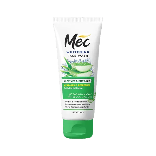 Mec Whitening Face Wash Aloe Vera Extract 100g