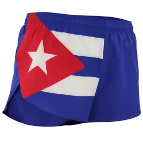 Men's 1" Elite Split Shorts- Cuba