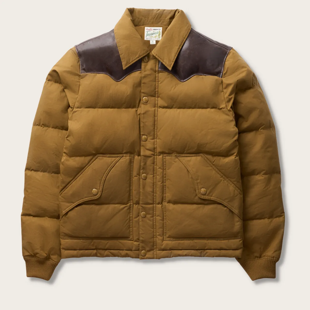 Men's Western Canvas Puffer Jacket