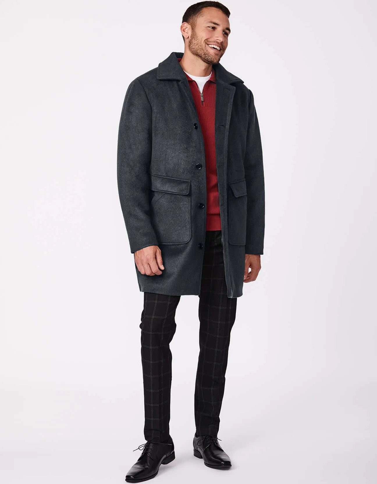 Men's Work-to-Weekend Wool Coat