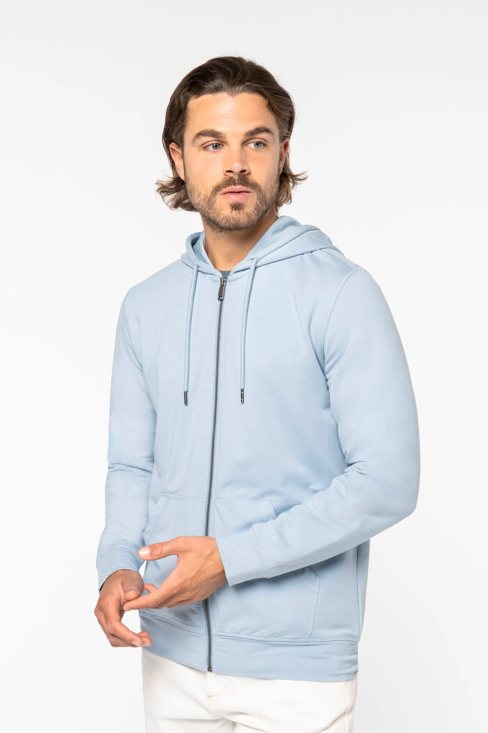 Men's Zip-up Hooded Sweatshirt - 260gsm - NS426