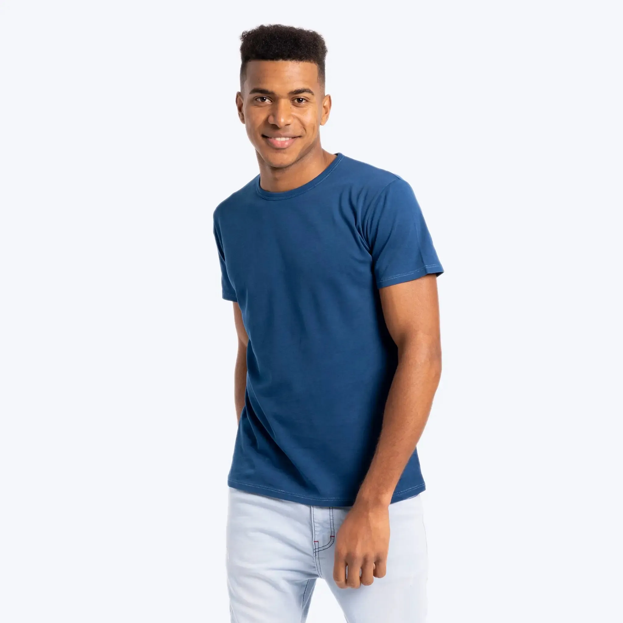 Mix 4 Pack - Men's Organic Pima Cotton Crew Neck, V-Neck, Long Sleeve & Tank Top