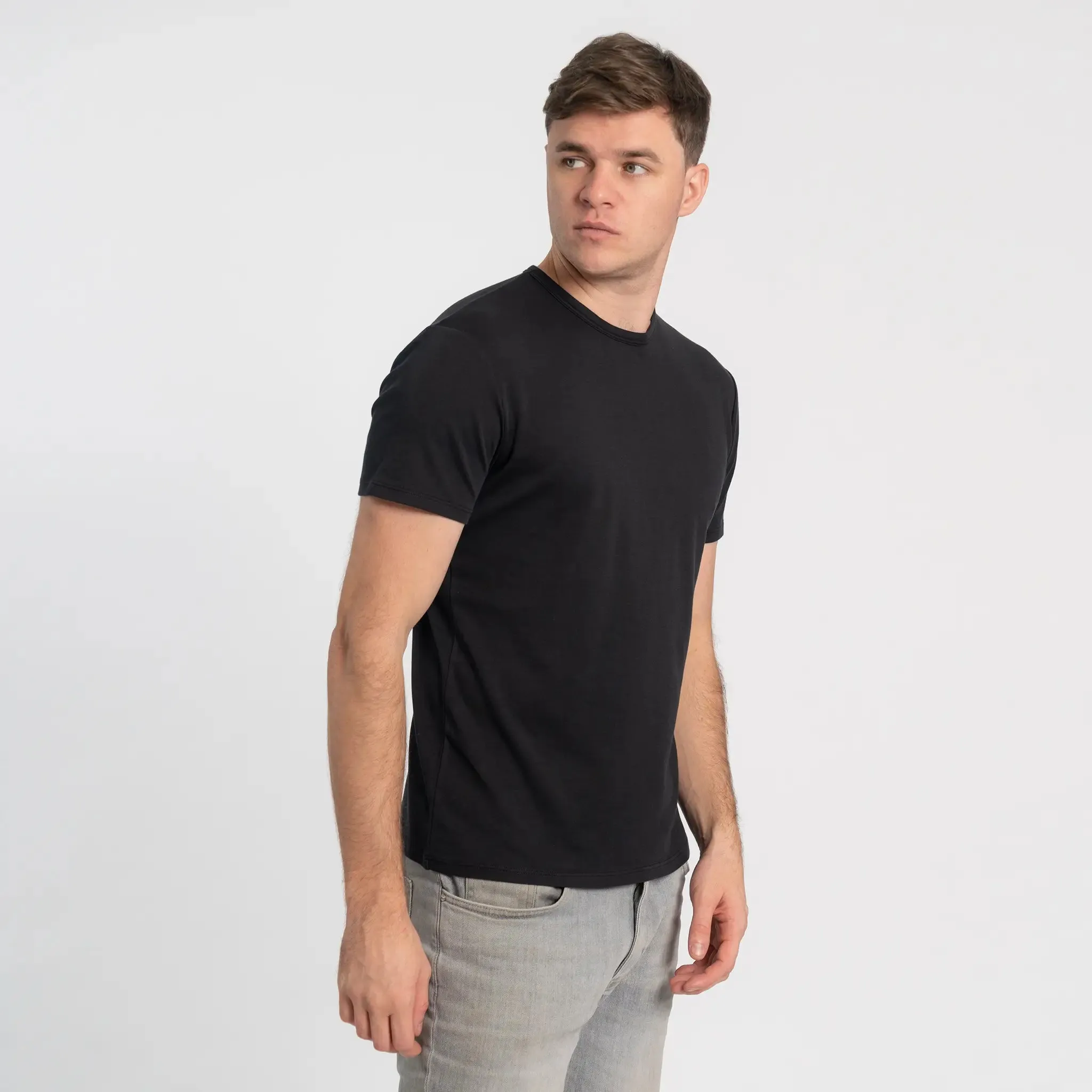 Mix 4 Pack - Men's Organic Pima Cotton Crew Neck, V-Neck, Long Sleeve & Tank Top