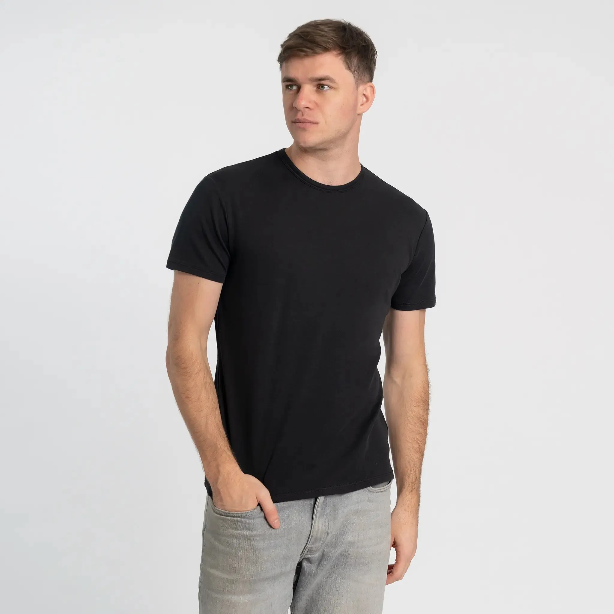 Mix 4 Pack - Men's Organic Pima Cotton Crew Neck, V-Neck, Long Sleeve & Tank Top