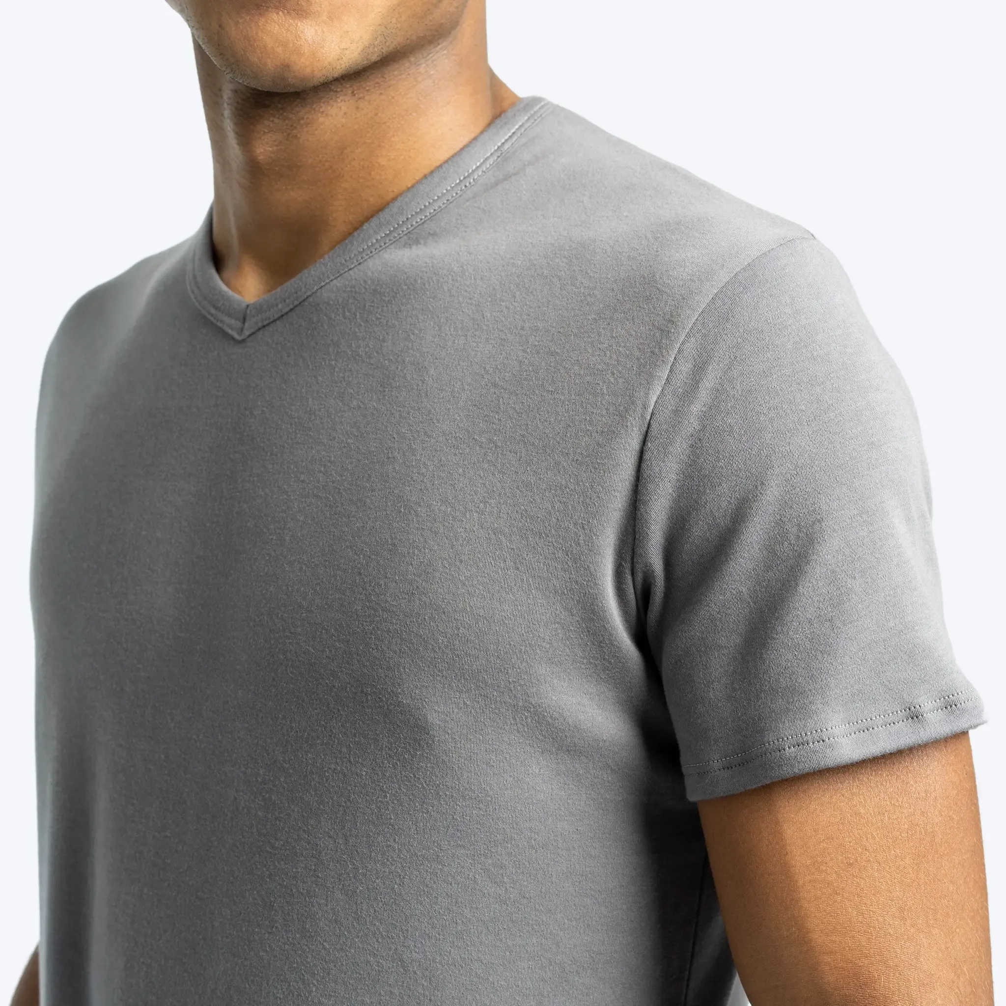 Mix 4 Pack - Men's Organic Pima Cotton Crew Neck, V-Neck, Long Sleeve & Tank Top