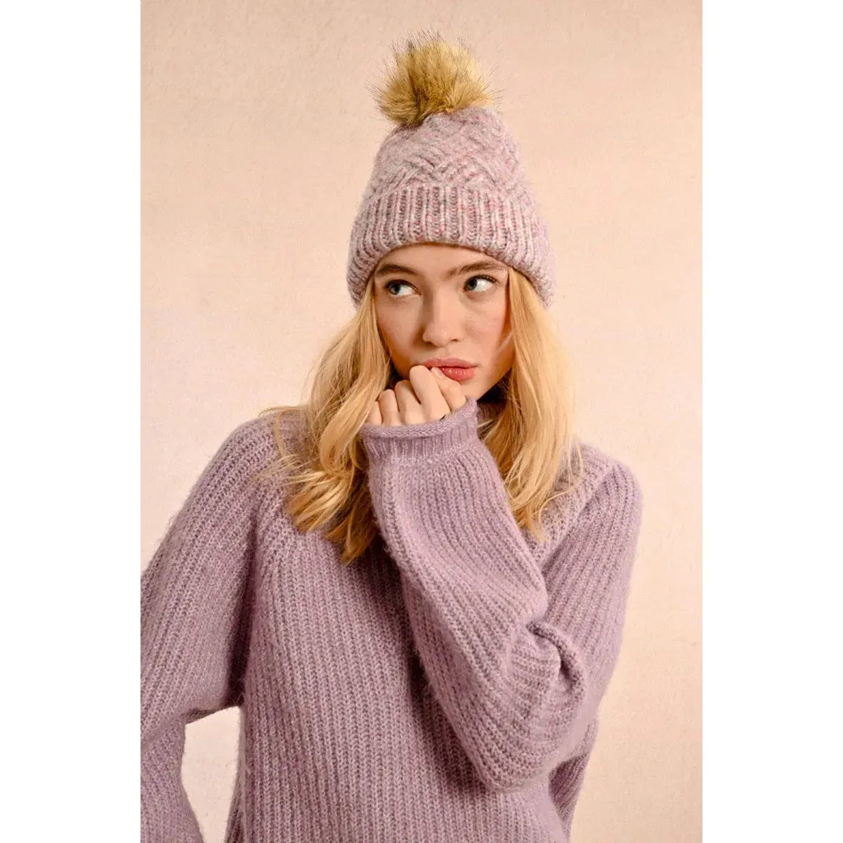 Molly Bracken Cable Knit Hat