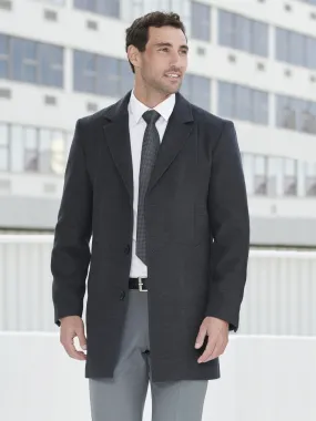 Noah classic melton coat - charcoal