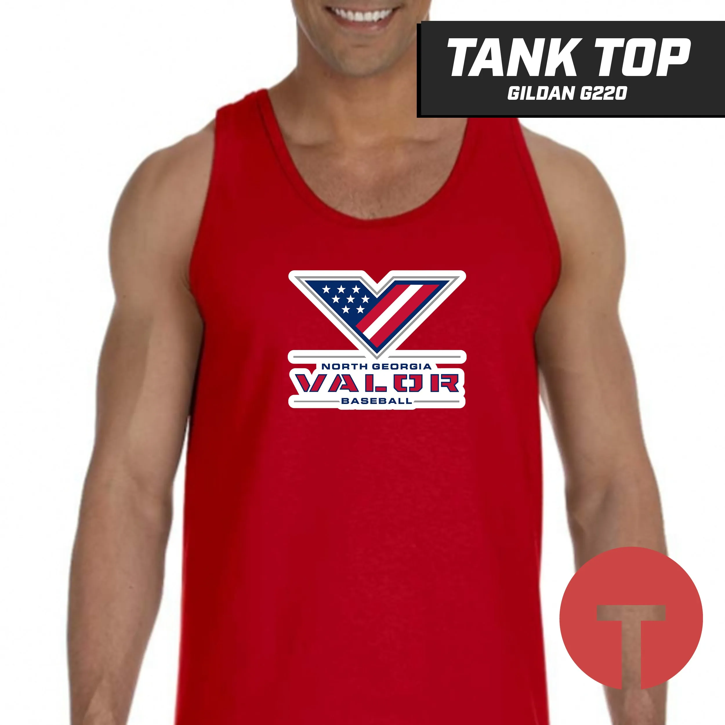 North Georgia Valor - Tank Top Gildan G220