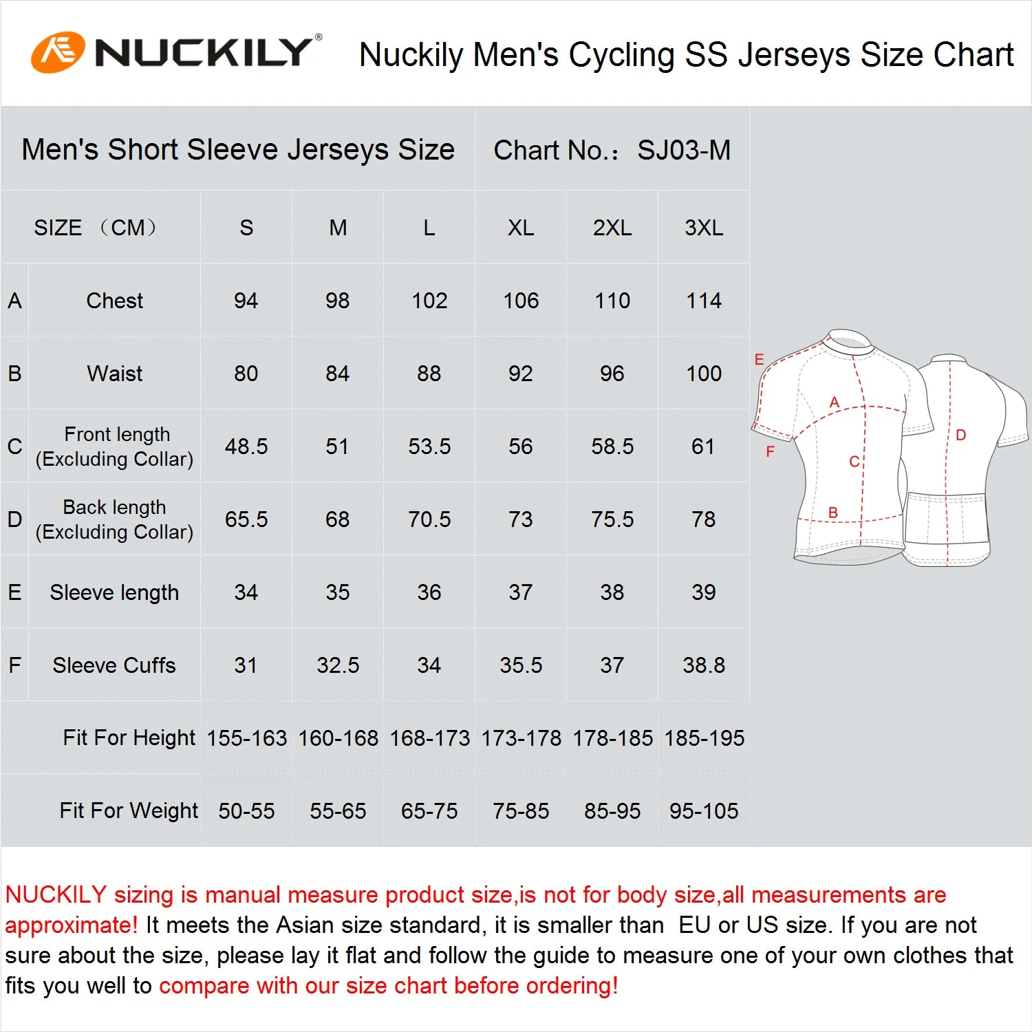 Nuckily MG004 Short Sleeve Cycling Jersey