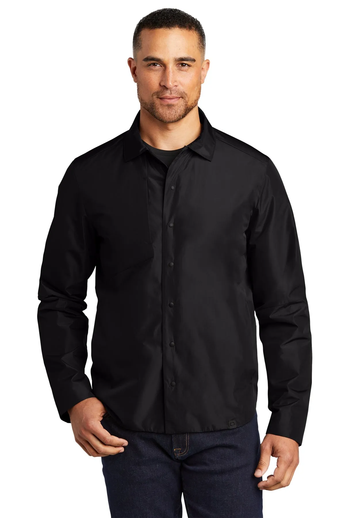 OGIO Reverse Customized Shirt Jackets, Blacktop